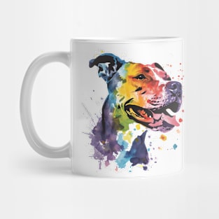 Bulldog Pop  Art Water Colors for Dog Lovers Mug